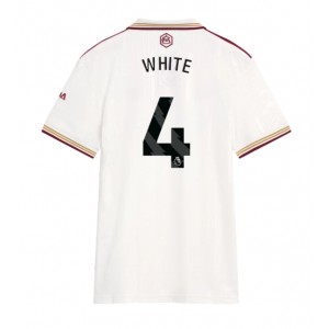 Fotbalové Dres Arsenal Ben White #4 Dámské Třetí Oblečení 2025-26 Krátký Rukáv